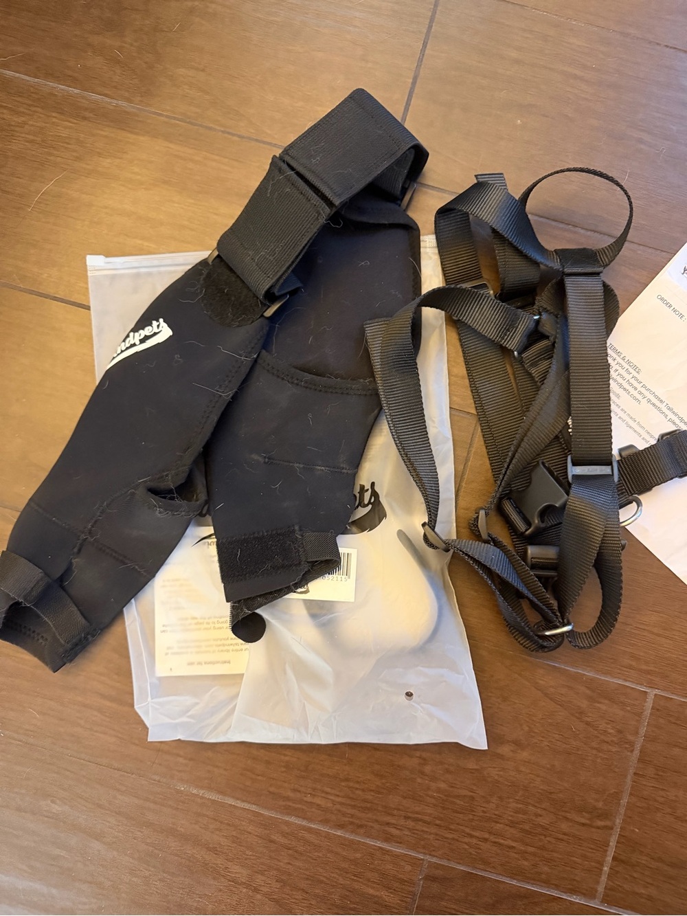 Black Double Knee Brace for Dogs - Cruciate Support & Pain Relief (L)